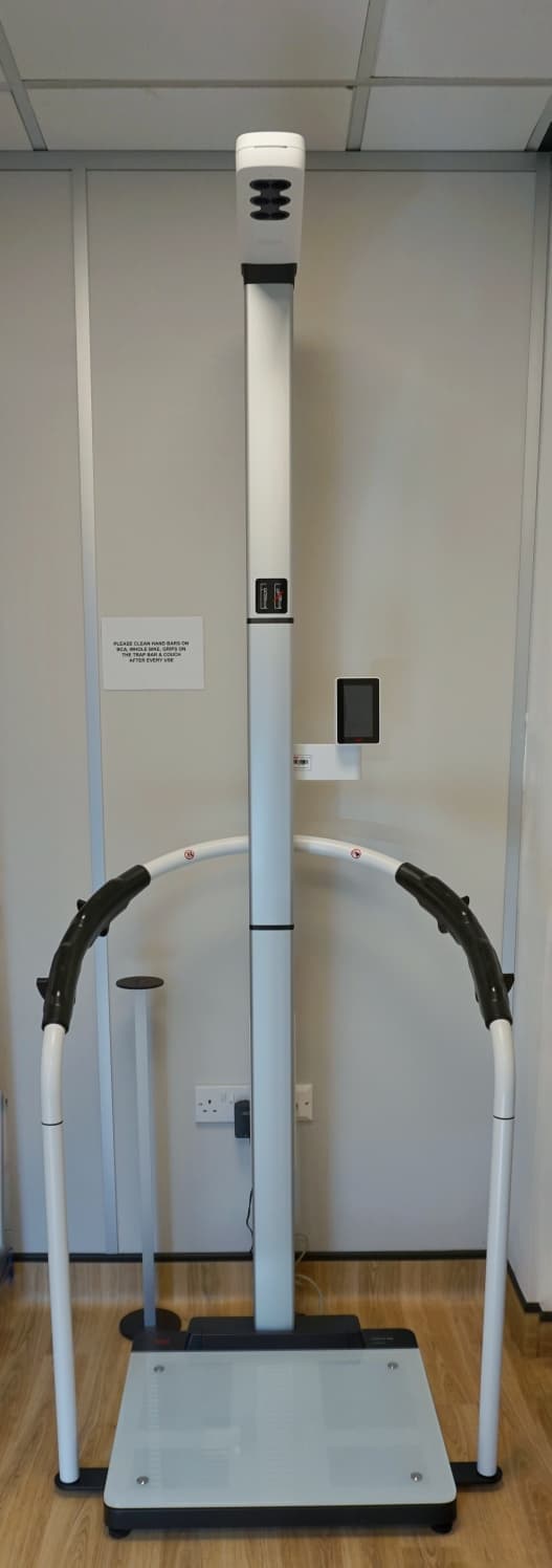 Body composition machine at HealthyAt100